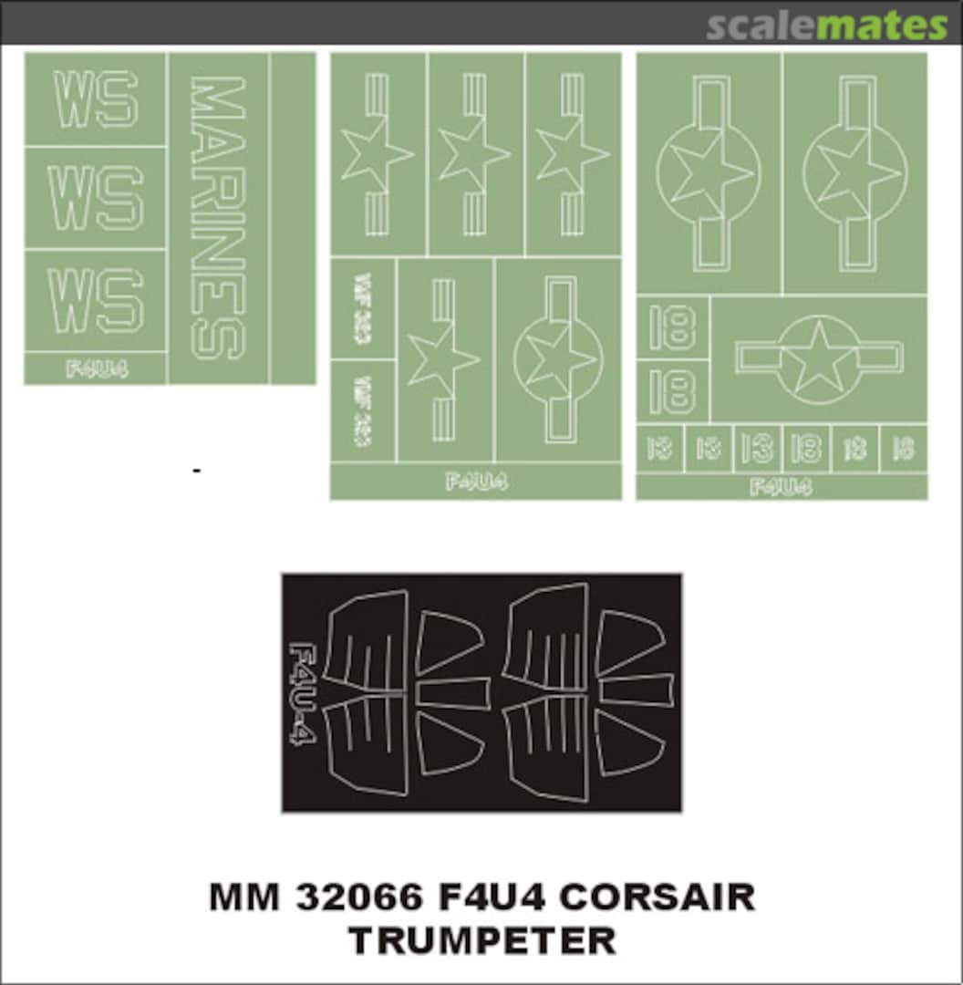 Boxart Vought F4U-4 Corsair MM32066 Montex Boxart Vought F4U-4 Corsair MM32066 Montex