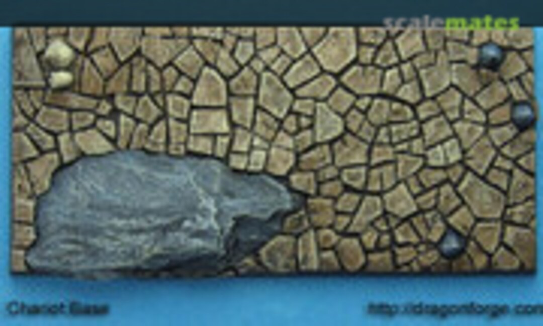 No 50 mm x 100 mm Chariot Base Parched Wasteland (Dragon Forge SRBPW-007) SRBPW-007