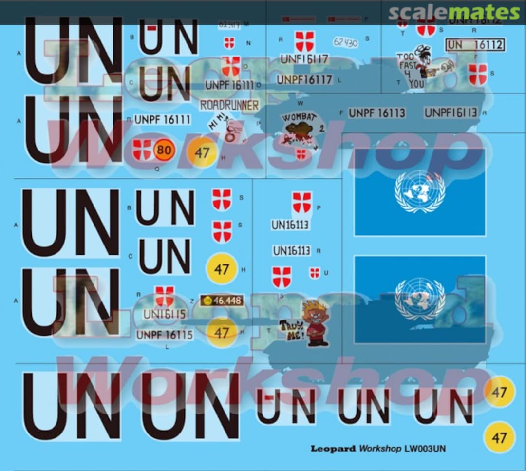 Boxart Danish Leopard 1A5DK with UNPROFOR LW003UN Leopard Workshop