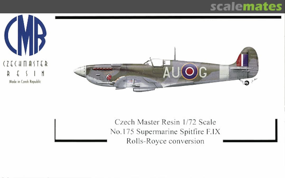 Boxart Supermarine Spitfire F Mk.IX 1175 CMR Boxart Supermarine Spitfire F Mk.IX 1175 CMR