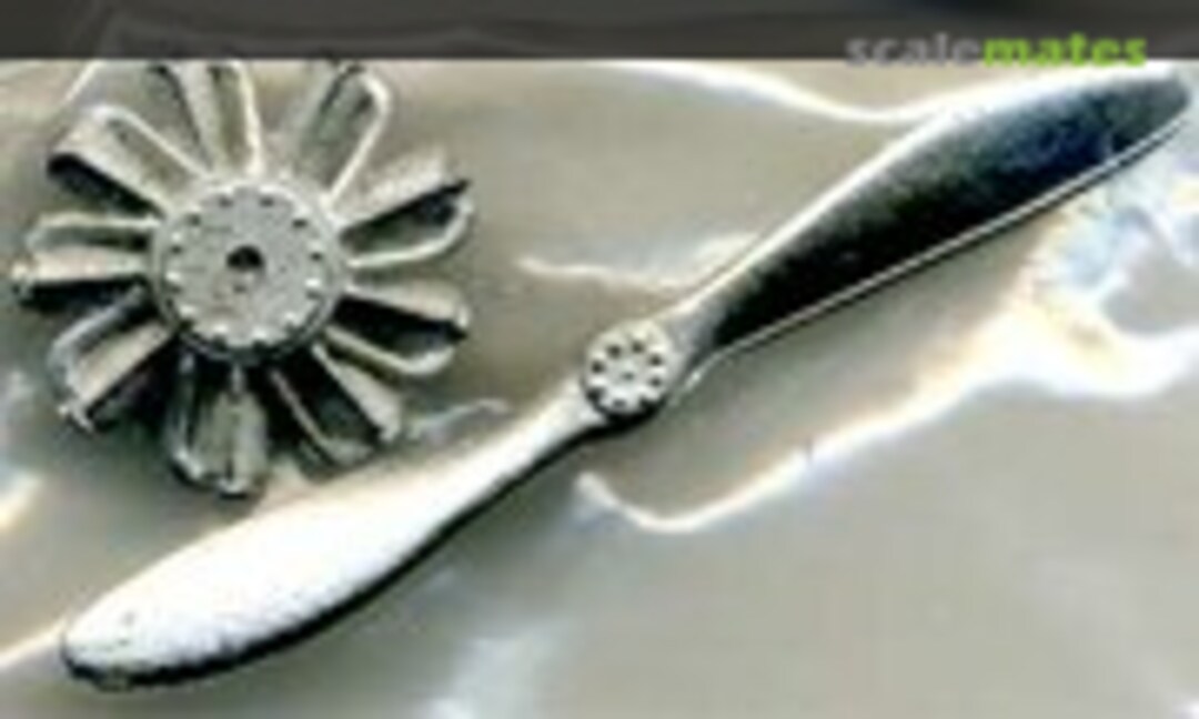 1:48 9 Cyl 110HP Le Rhône 9C Rotary & 2 Blade Prop (Aeroclub E409) E409