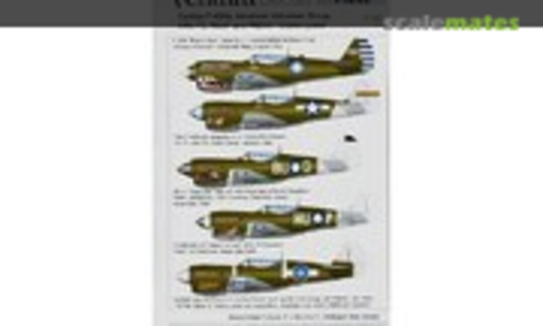 1:48 Curtiss P-40Ns, AVG, 49th FG, RAAF and RNZAF (Ventura V4893) V4893