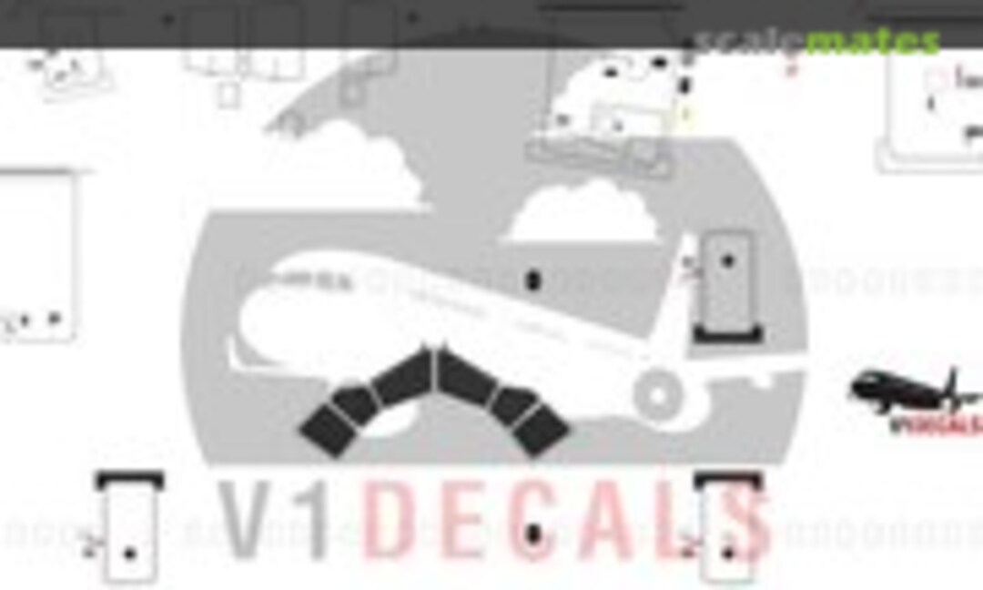 1:144 Kelowna Flightcraft McDonnell Douglas DC-10-30 (V1 Decals V1D0336-144) V1D0336-144