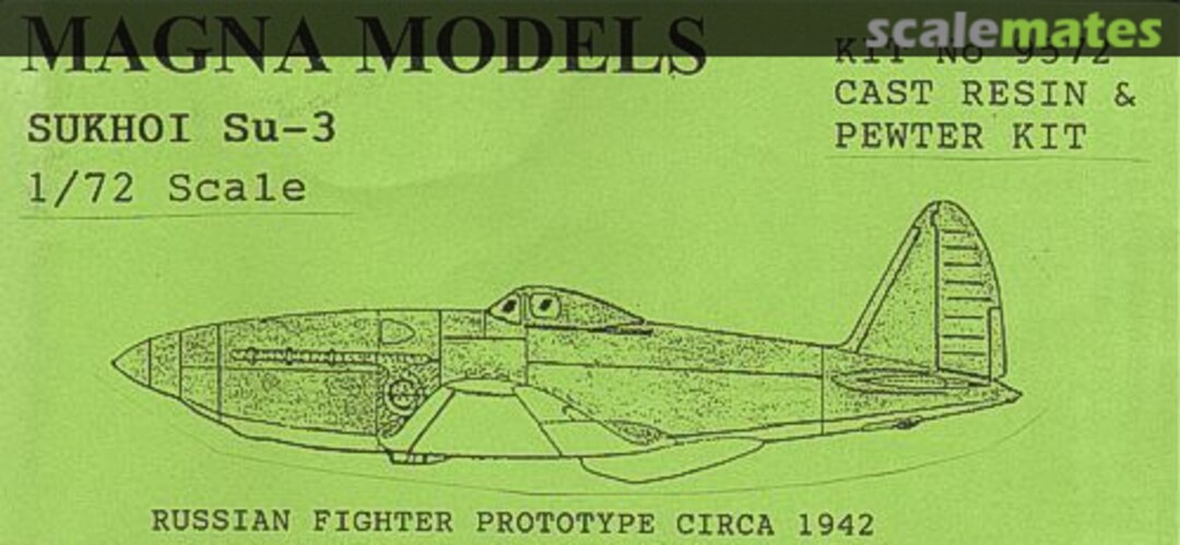 Boxart Sukhoi Su-3 9572 Magna Models