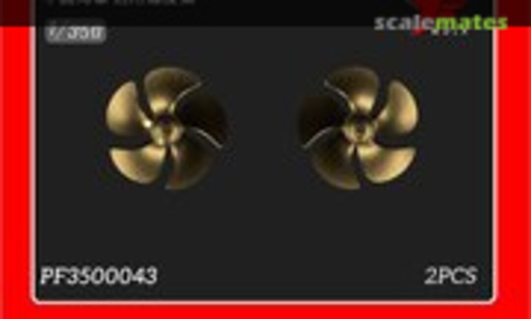 1:350 Propellers (Wula Models PF3500043) PF3500043