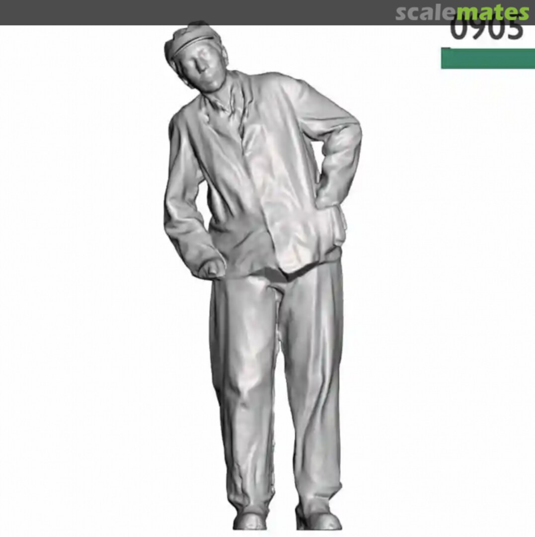 Boxart GWR Fireman Leaning Forward 0905-076 Modelu Boxart GWR Fireman Leaning Forward 0905-076 Modelu