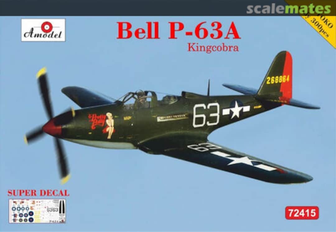 Boxart Bell P-63A Kingcobra 72415 Amodel Boxart Bell P-63A Kingcobra 72415 Amodel