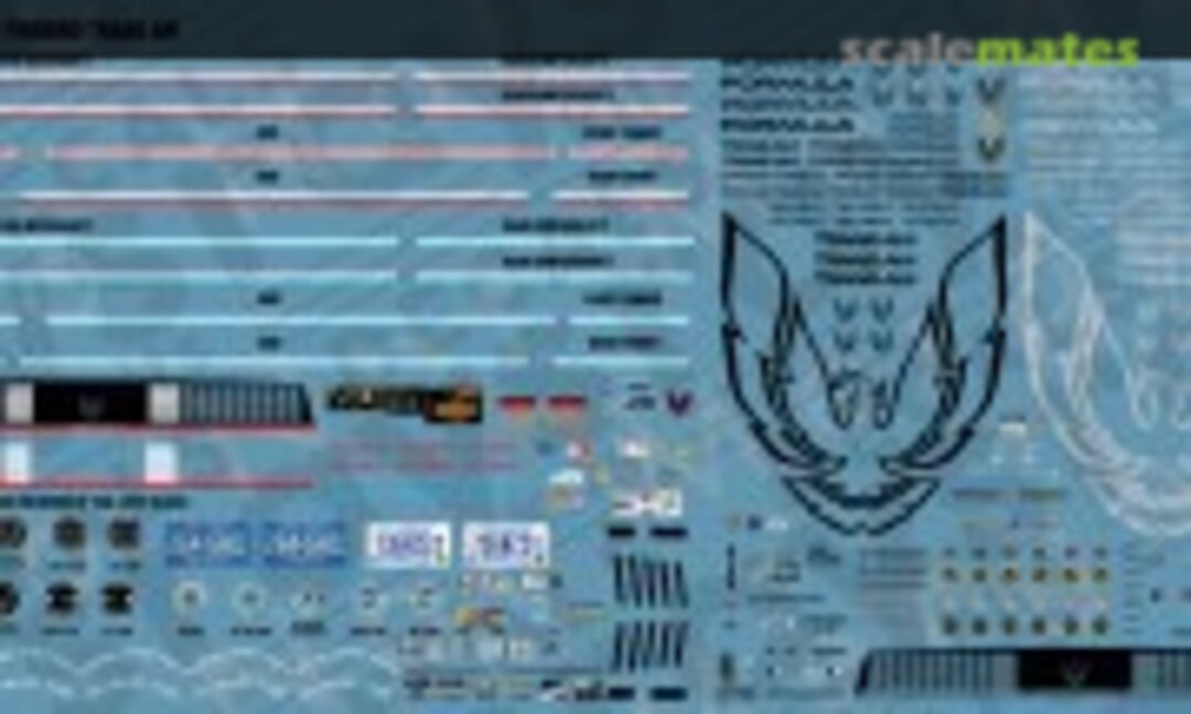1:24 1985 Pontiac Firebird Trans Am (Rays Kits Decals RKD39) RKD39