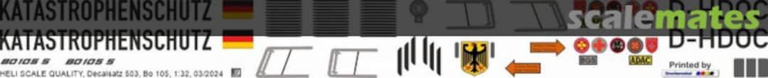 Boxart Bo 105 - Katastrophenschutz - D-HDOC 503 Heli Scale Quality Boxart Bo 105 - Katastrophenschutz - D-HDOC 503 Heli Scale Quality