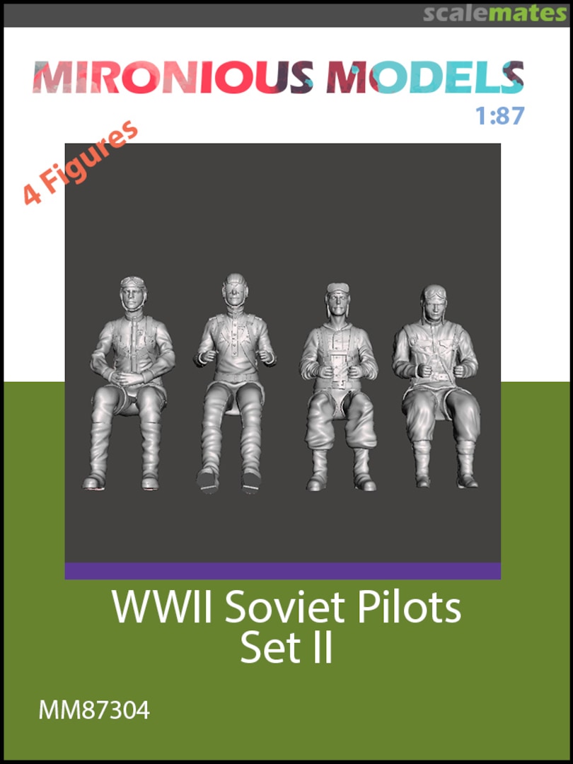 Boxart WWII Soviet Pilots Set II MM87304 Mironious Models Boxart WWII Soviet Pilots Set II MM87304 Mironious Models