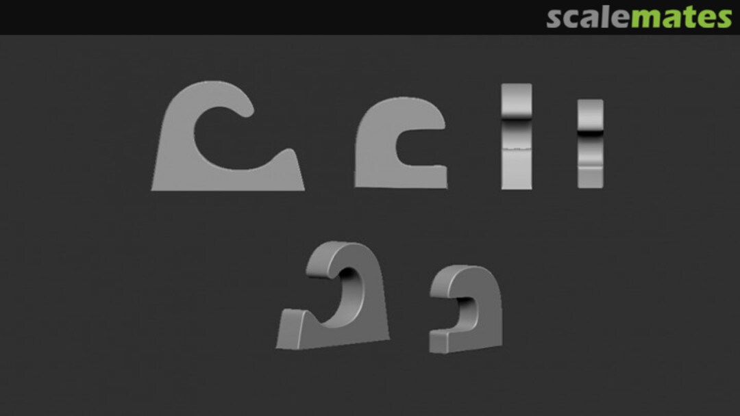 Boxart Lifting Hooks for Panther and Tiger II T006-35 Firma49 Boxart Lifting Hooks for Panther and Tiger II T006-35 Firma49