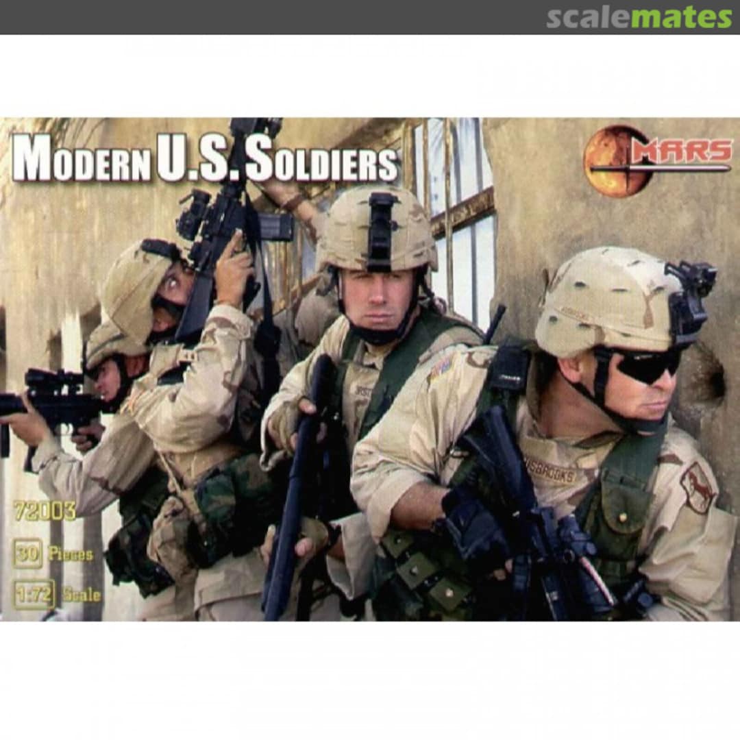 Boxart Modern US Soldiers 72003 Mars Figures Boxart Modern US Soldiers 72003 Mars Figures