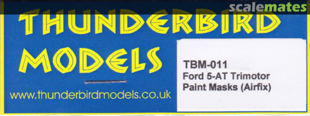 Boxart Ford 5-AT Tri-Motor (AFX) TBM-011 Thunderbird Models Boxart Ford 5-AT Tri-Motor (AFX) TBM-011 Thunderbird Models