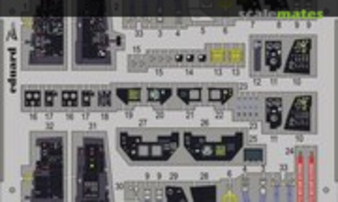 1:48 F-16D block 52+ interior S.A. (Eduard FE461) FE461