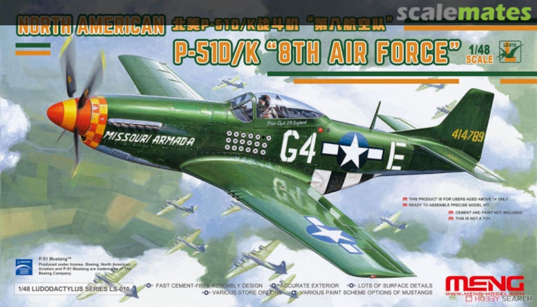 Boxart North American P-51D/K LS-010 Meng Model Boxart North American P-51D/K LS-010 Meng Model
