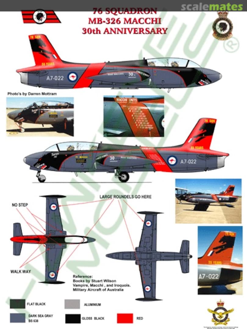 Boxart 76 Sqn 30th Anniversary Scheme AAF-012 Hawkeye Models Boxart 76 Sqn 30th Anniversary Scheme AAF-012 Hawkeye Models