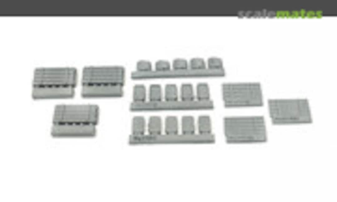 1:35 Ammo box 23/30 mm open with zinc (Mazhor Models 35101) 35101