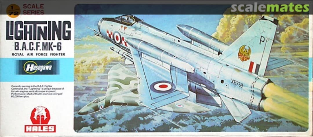 Boxart Lightning B.A.C. F.Mk-6 JS-019 Hasegawa/Hales Boxart Lightning B.A.C. F.Mk-6 JS-019 Hasegawa/Hales