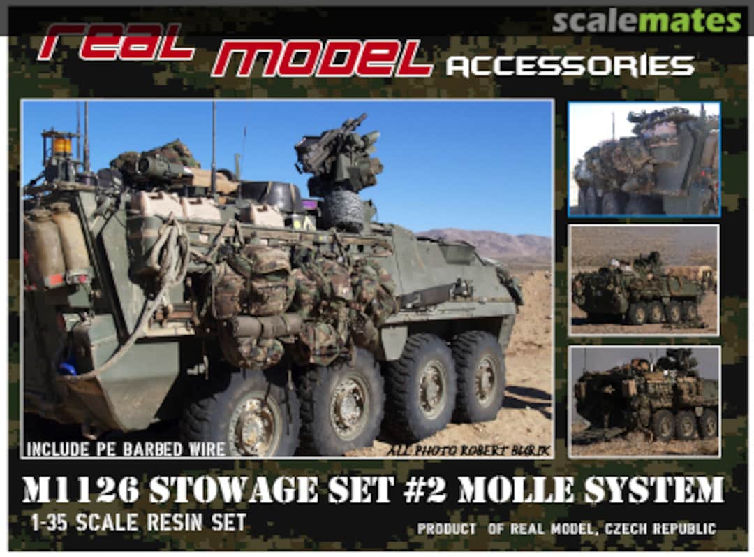 Boxart M1126 Stowage set #2 Molle System RMA35149 Real Model Boxart M1126 Stowage set #2 Molle System RMA35149 Real Model