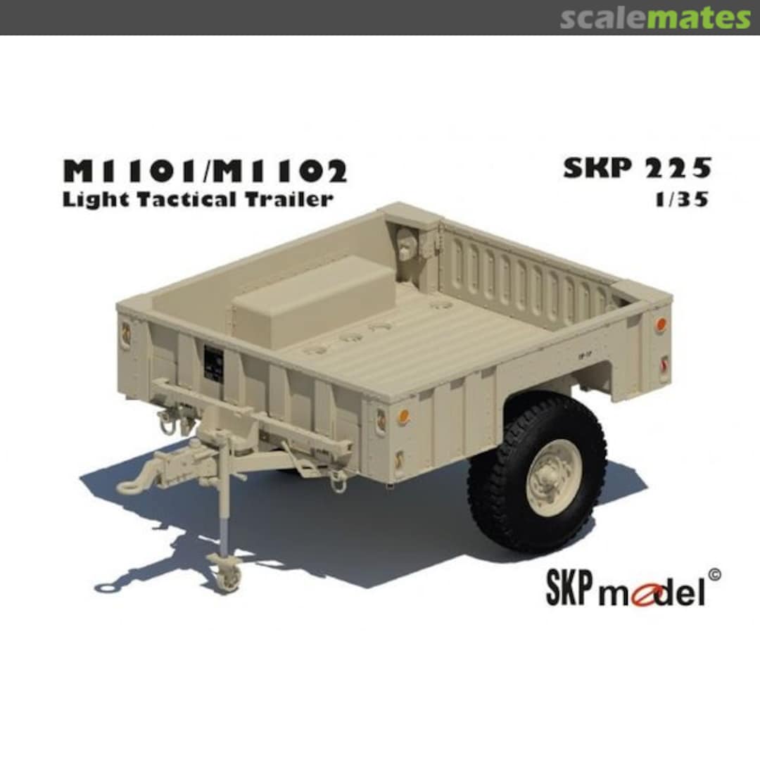 Boxart Light Tactical Trailer M1101/M1102 SKP 225 SKP model Boxart Light Tactical Trailer M1101/M1102 SKP 225 SKP model
