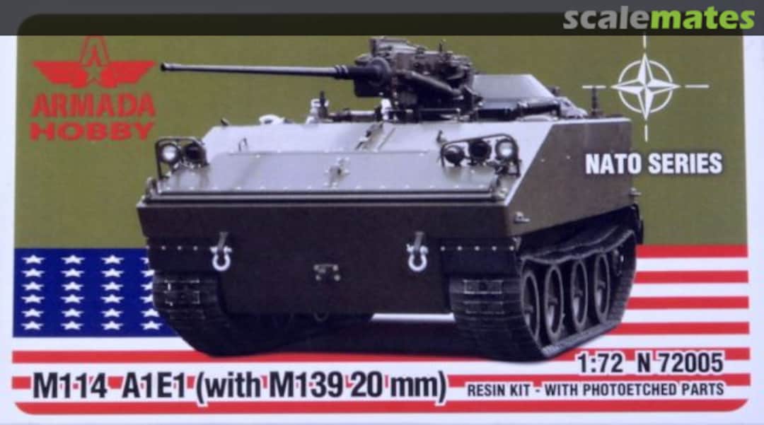 Boxart M114 A1E1 20 mm Turret N72005 Armada Hobby Boxart M114 A1E1 20 mm Turret N72005 Armada Hobby
