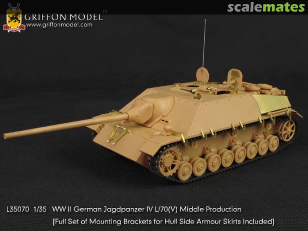 Boxart WW II German Jagdpanzer IV L/70(V) Middle Production - Basic Set L35070 Griffon Model