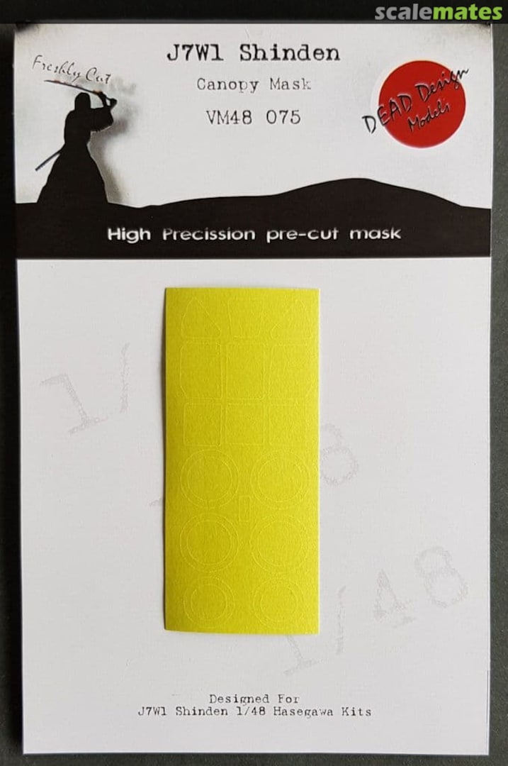 Boxart J7W1 Shinden Canopy Mask VM48 075 DEAD Design Models Boxart J7W1 Shinden Canopy Mask VM48 075 DEAD Design Models