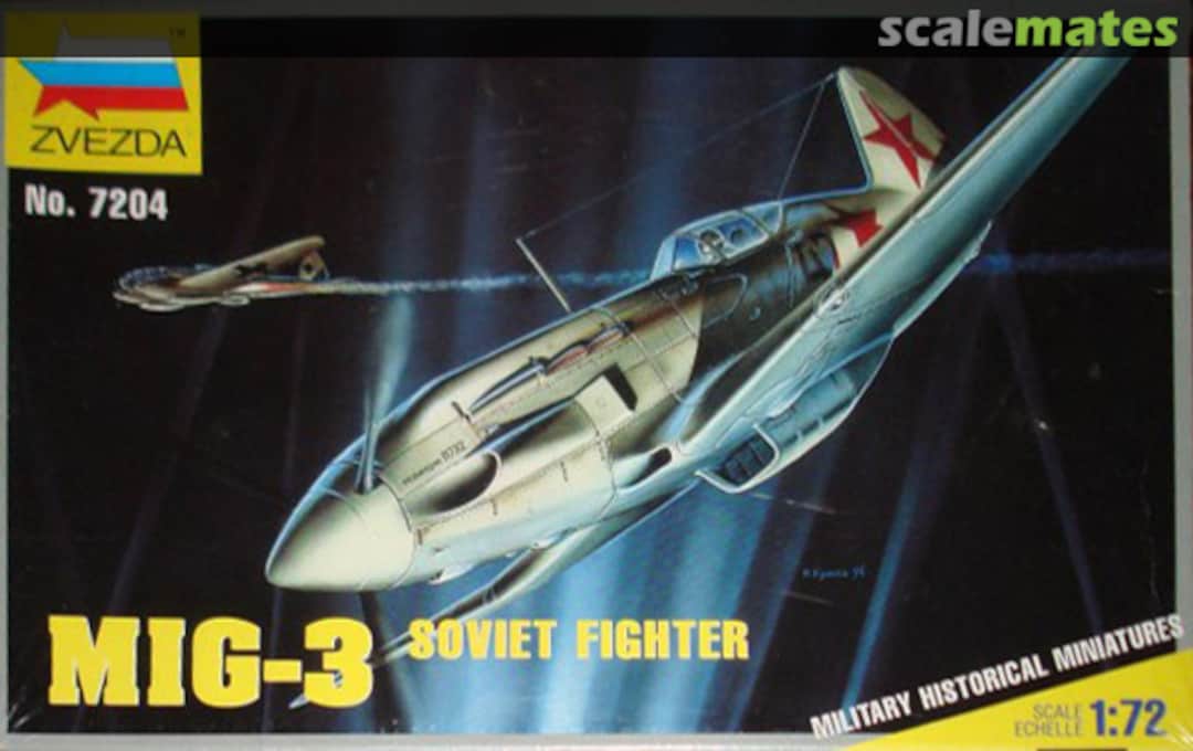 Boxart MiG-3 7204 Zvezda Boxart MiG-3 7204 Zvezda