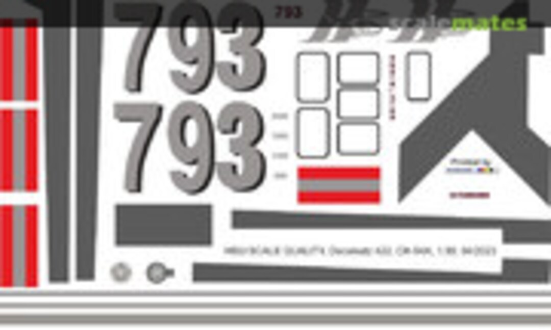 1:35 CH-54A / S-64E - Helicopter Transport Service - N793HT (Heli Scale Quality Decal 422) Decal 422