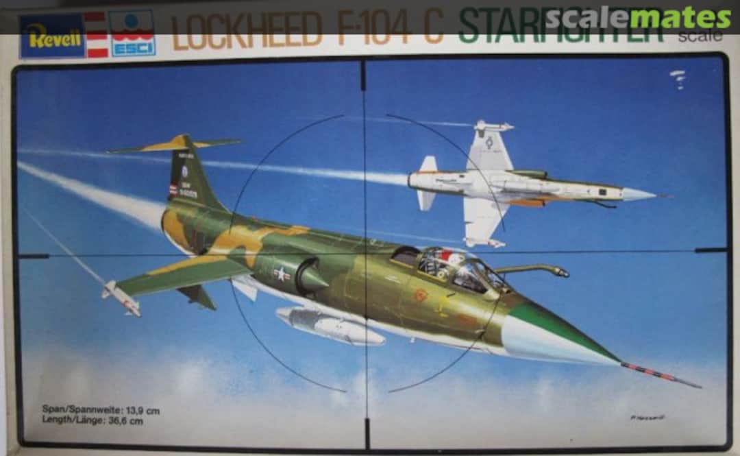 Boxart Lockheed F-104 C Starfighter H-2280 Revell/ESCI Boxart Lockheed F-104 C Starfighter H-2280 Revell/ESCI