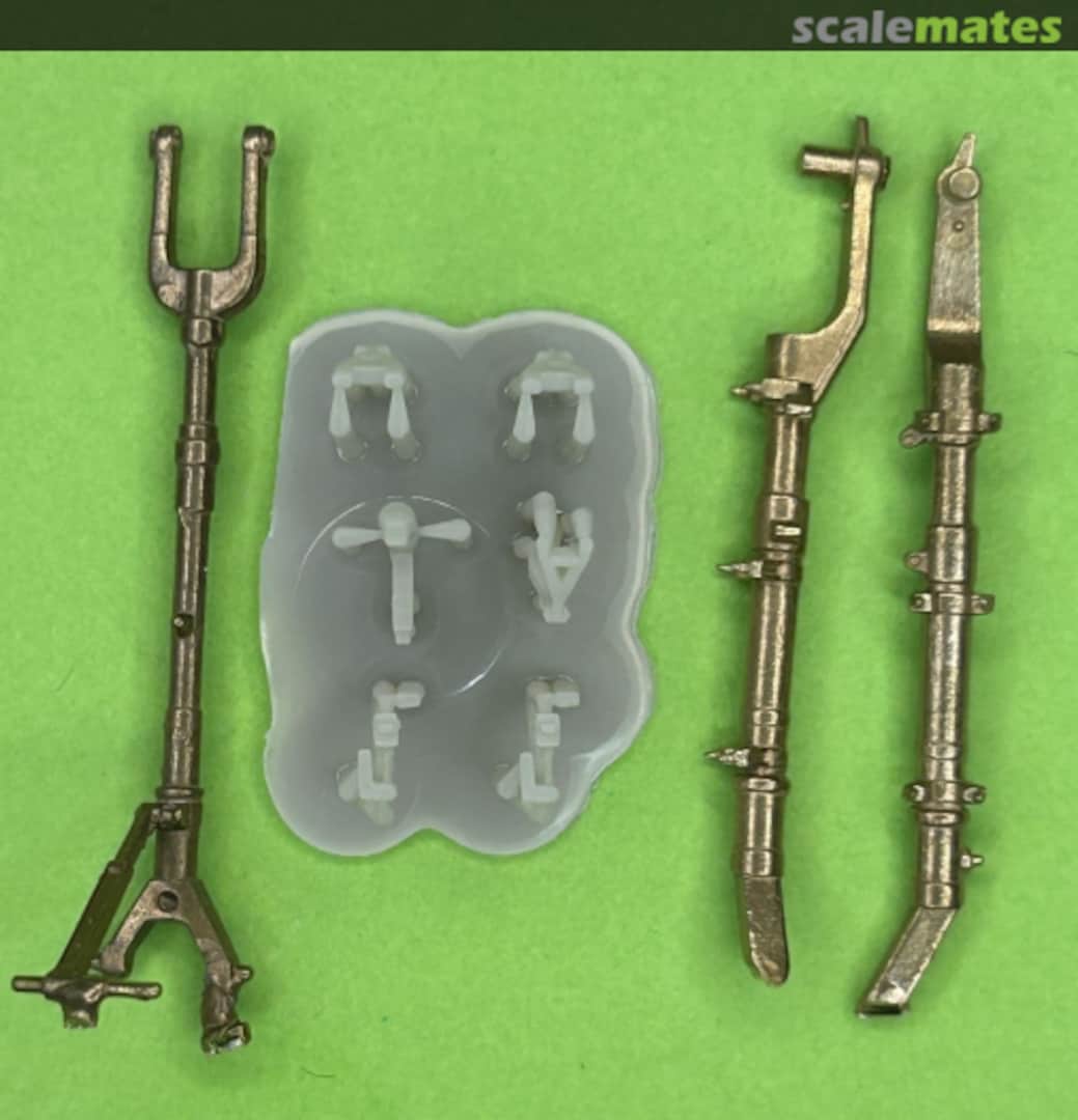 Boxart Kyushu J7W1 Shinden Brass Undercarriage Set ACM48064 Aerocraft Models Boxart Kyushu J7W1 Shinden Brass Undercarriage Set ACM48064 Aerocraft Models