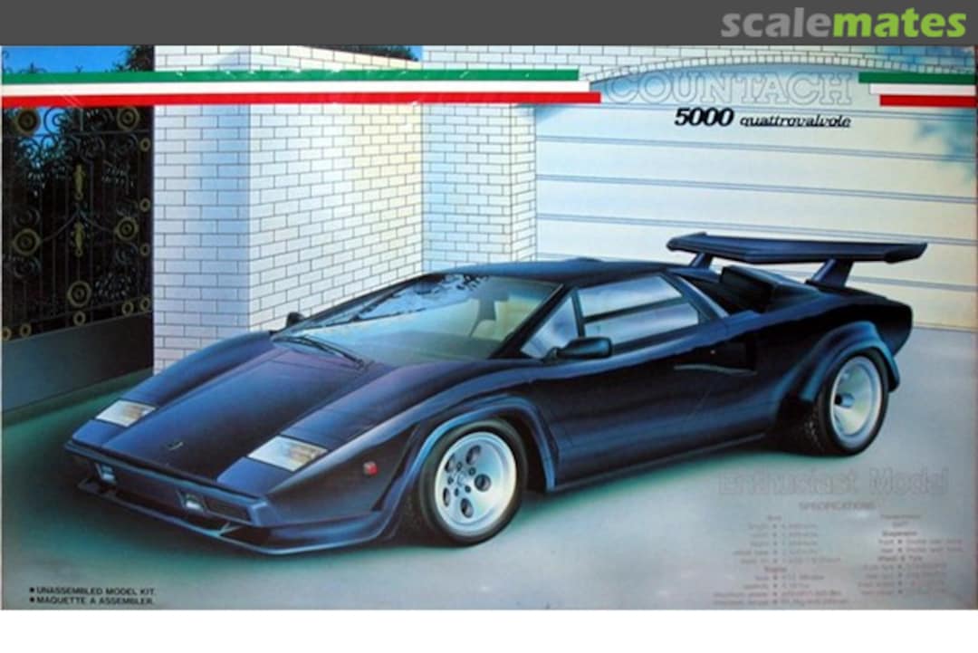 Boxart Lamborghini Countach 5000 08019 Fujimi Boxart Lamborghini Countach 5000 08019 Fujimi
