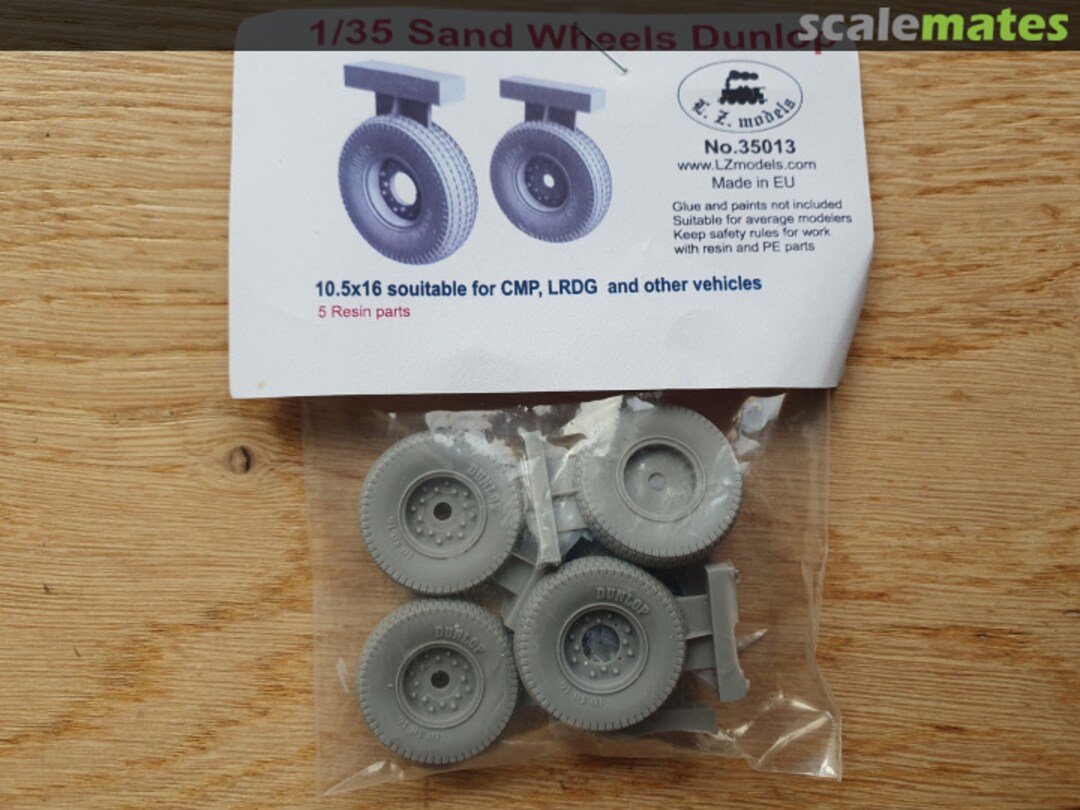 Boxart Sand Wheels Dunlop 35013 L.Z. Models