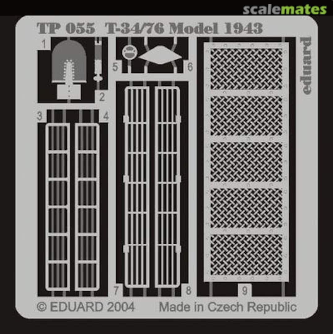 Boxart T-34/76 Model 1943 TP055 Eduard Boxart T-34/76 Model 1943 TP055 Eduard