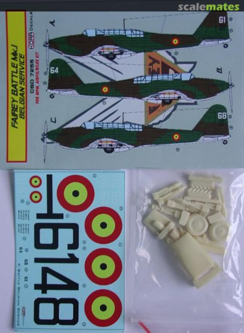 Boxart Fairey Battle Mk.I CSD7255 Kora Models Boxart Fairey Battle Mk.I CSD7255 Kora Models