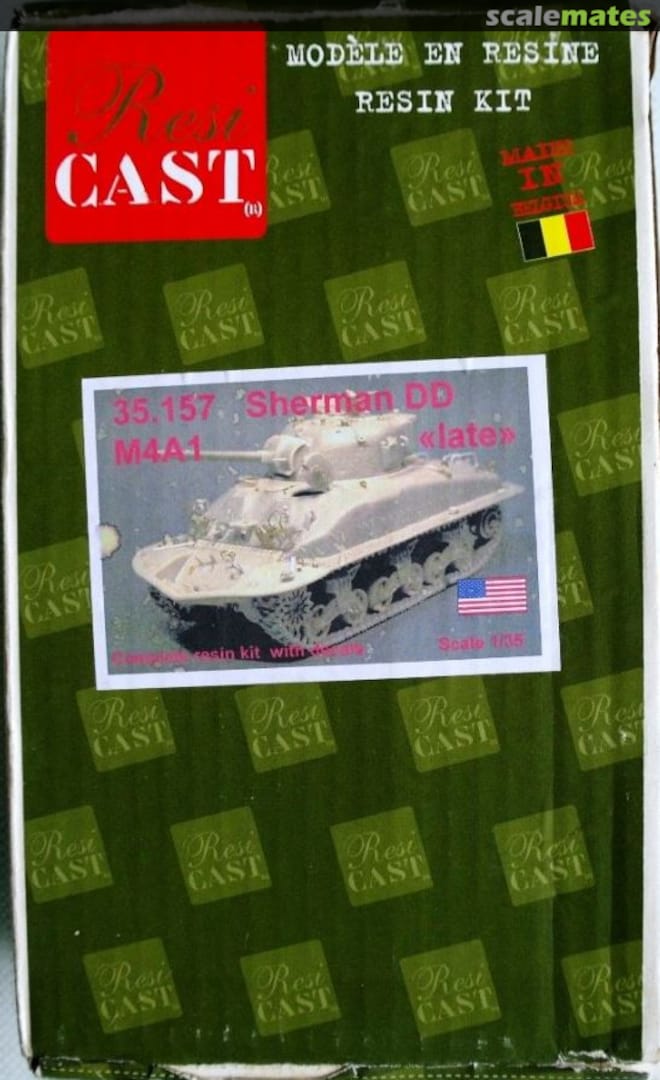 Boxart Sherman DD M4A1 75mm Dry (Late) 35.167 Resicast Boxart Sherman DD M4A1 75mm Dry (Late) 35.167 Resicast