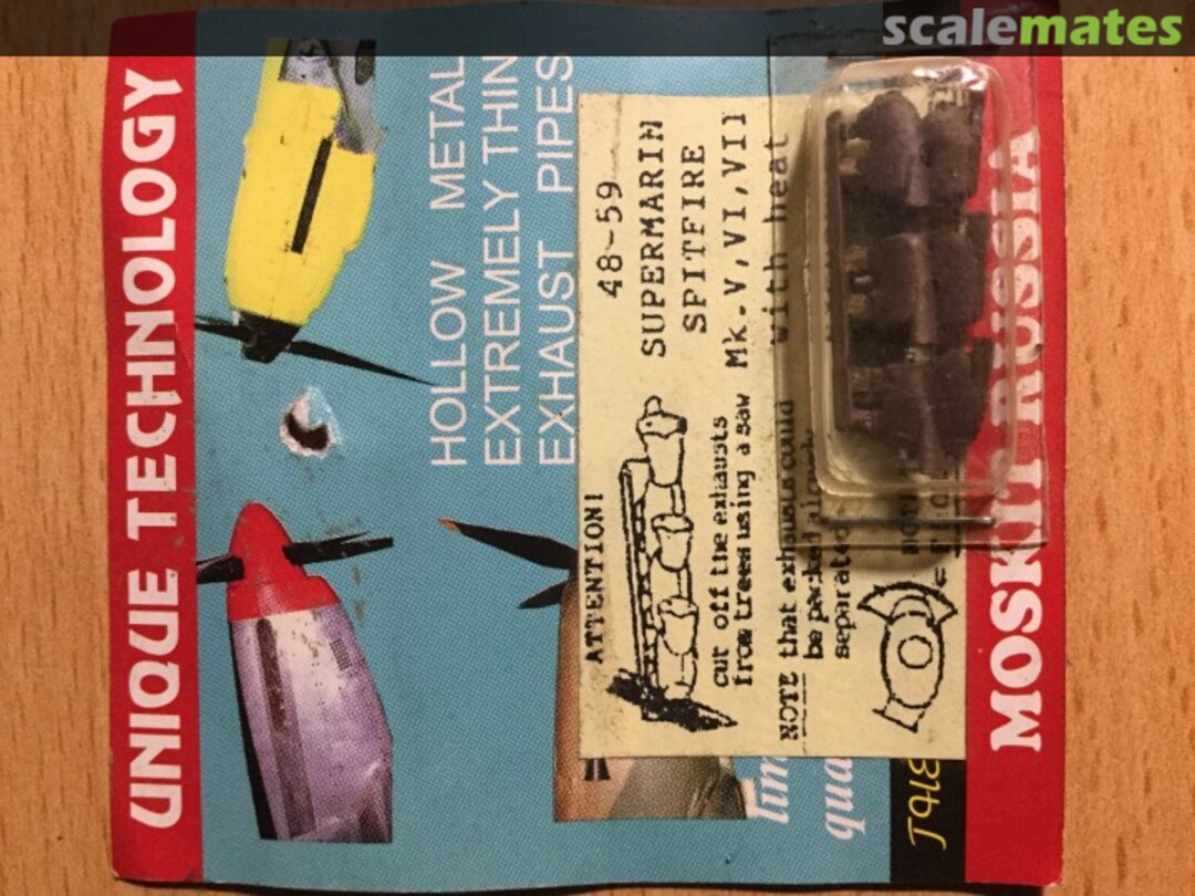 Boxart Mk.V, VI, VII exhausts 48-59 Moskit Boxart Mk.V, VI, VII exhausts 48-59 Moskit