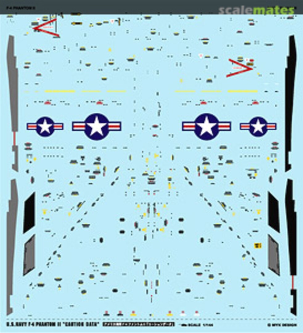 Boxart U.S.Navy F-4J Phantom II `Caution Data` A-434 MYK Design Boxart U.S.Navy F-4J Phantom II `Caution Data` A-434 MYK Design