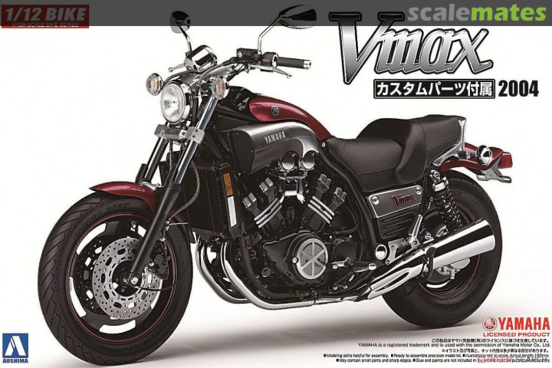 Boxart Yamaha Vmax w/Custom Parts 2004 054307 Aoshima Boxart Yamaha Vmax w/Custom Parts 2004 054307 Aoshima