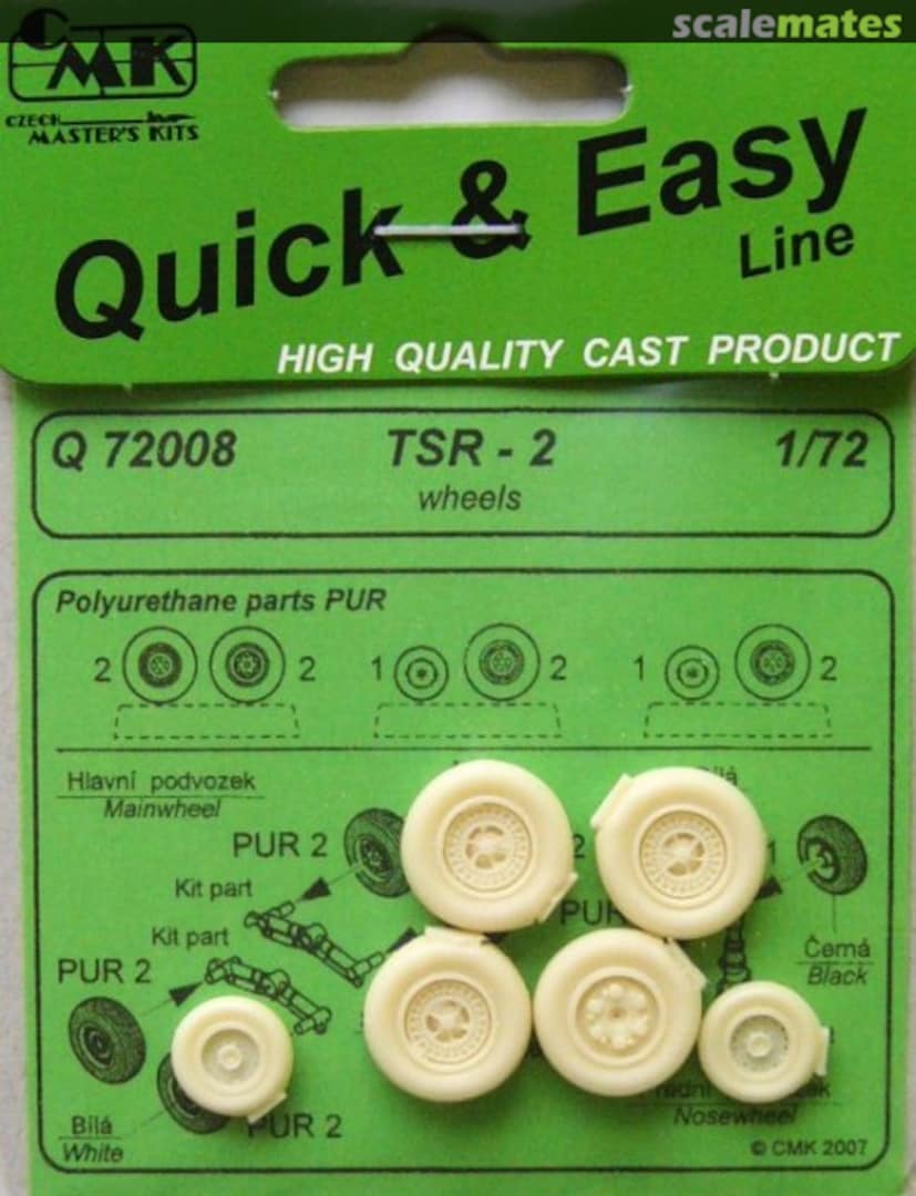 Boxart TSR-2-wheels Q72008 CMK Boxart TSR-2-wheels Q72008 CMK