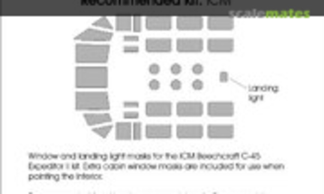1:48 Beech 18 (Beech C-45F/UC-45F Expeditor II Bee (Thunderbird Models TBM-016) TBM-016