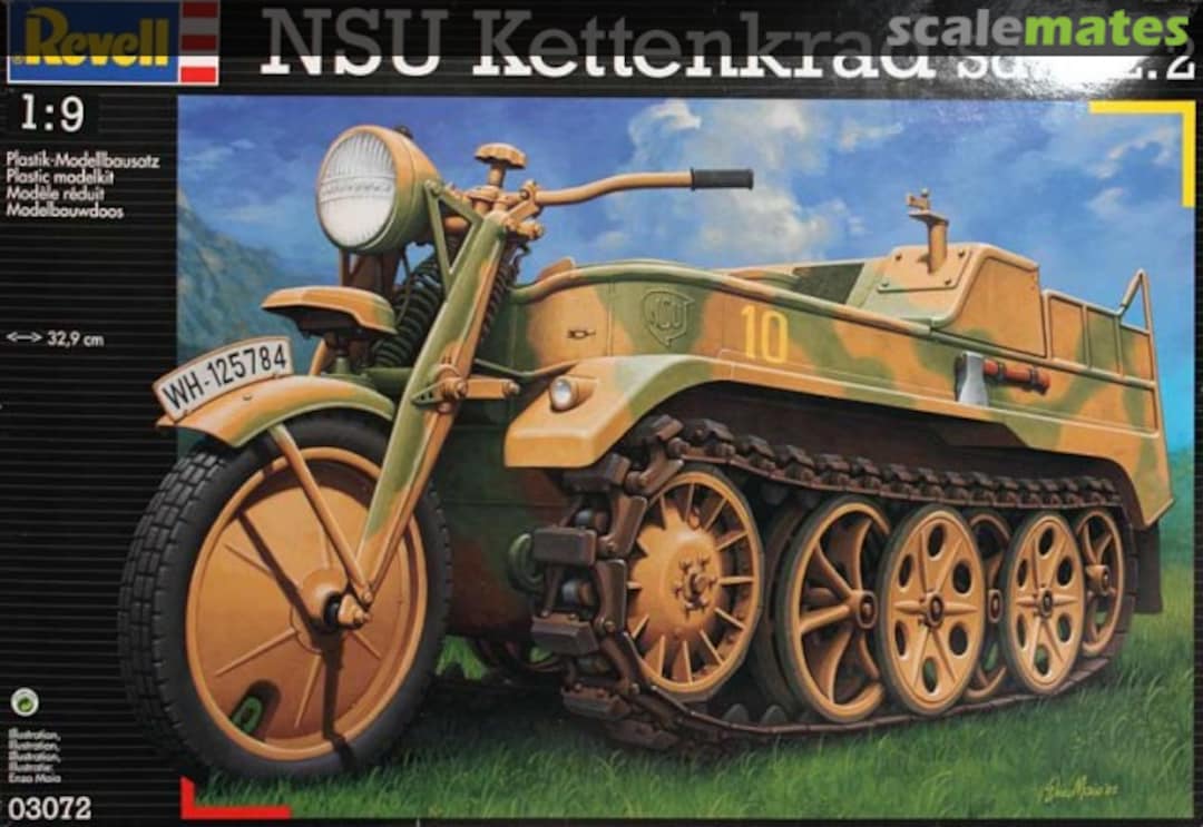 Boxart NSU Kettenkrad Sd.Kfz. 2 03072 Revell Boxart NSU Kettenkrad Sd.Kfz. 2 03072 Revell
