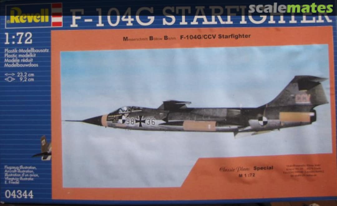 Boxart F-104G/CCV Starfighter CPM 21 Classic Plane Boxart F-104G/CCV Starfighter CPM 21 Classic Plane