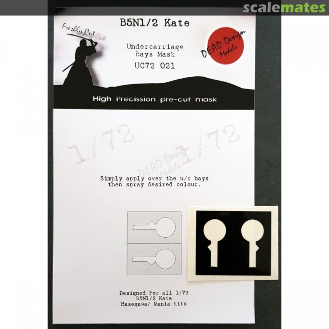 Boxart B5N1/B5N2 Kate UC72021 DEAD Design Models Boxart B5N1/B5N2 Kate UC72021 DEAD Design Models