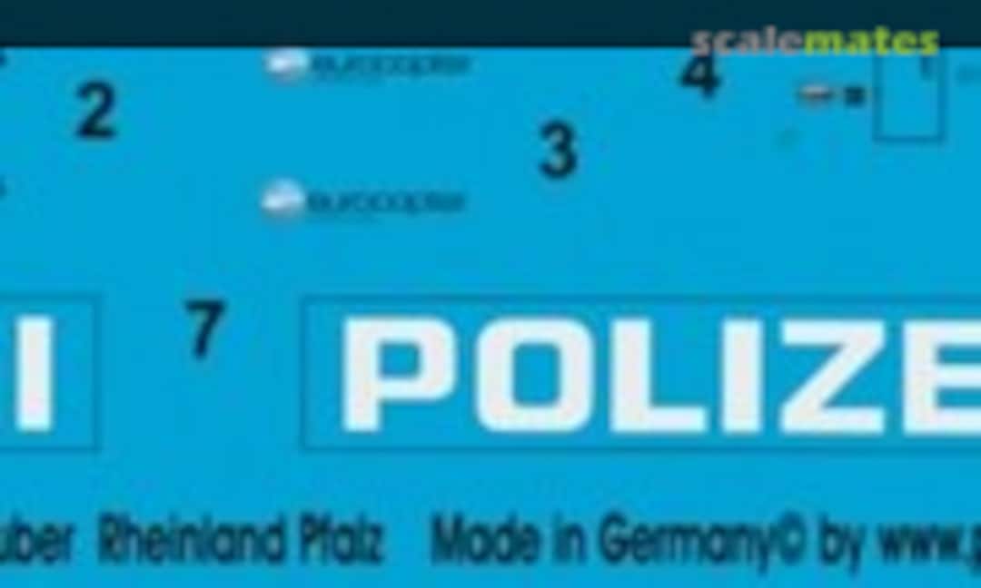 1:72 EC 135 Polizeihubschrauber Rheinland-Pfalz D-HRPA (Peddinghaus-Decals EP 2150) EP 2150