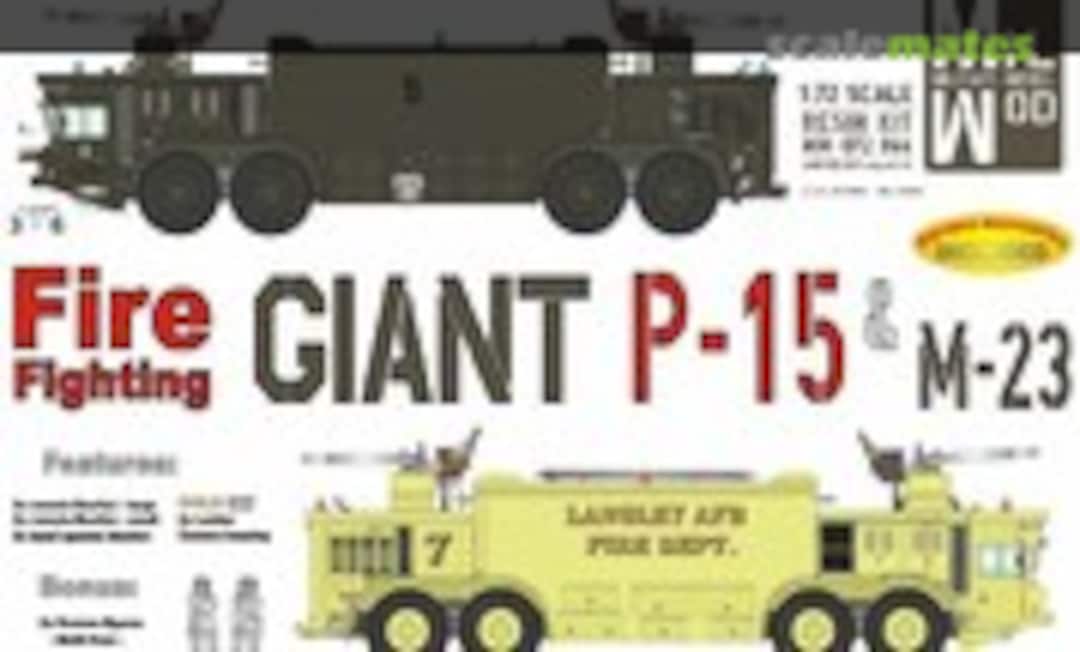 1:72 Fire Fighting Giant P-15 & M-23 (Mil Mod MM 072 044) MM 072 044