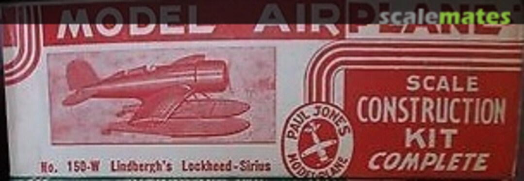 Boxart Lindbergh's Lockheed Sirius 150-W Paul Jones
