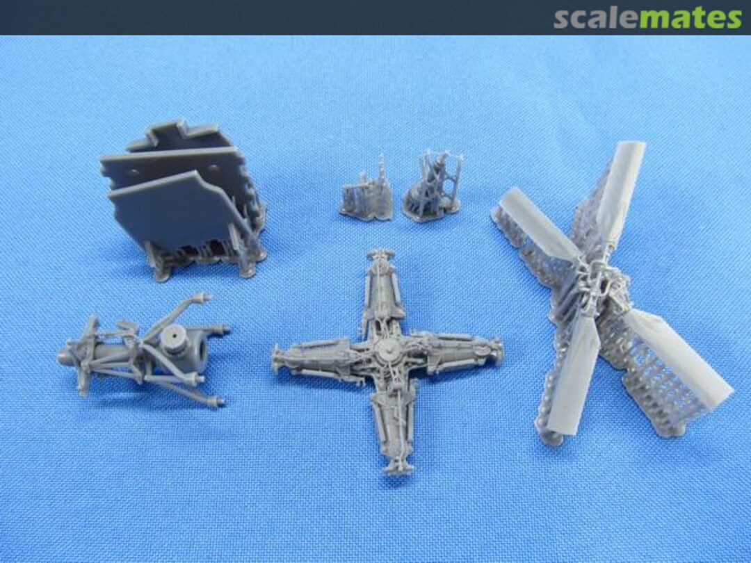 Boxart AH-64 Apache. Main & Tail rotors MDR48165 Metallic Details Boxart AH-64 Apache. Main & Tail rotors MDR48165 Metallic Details