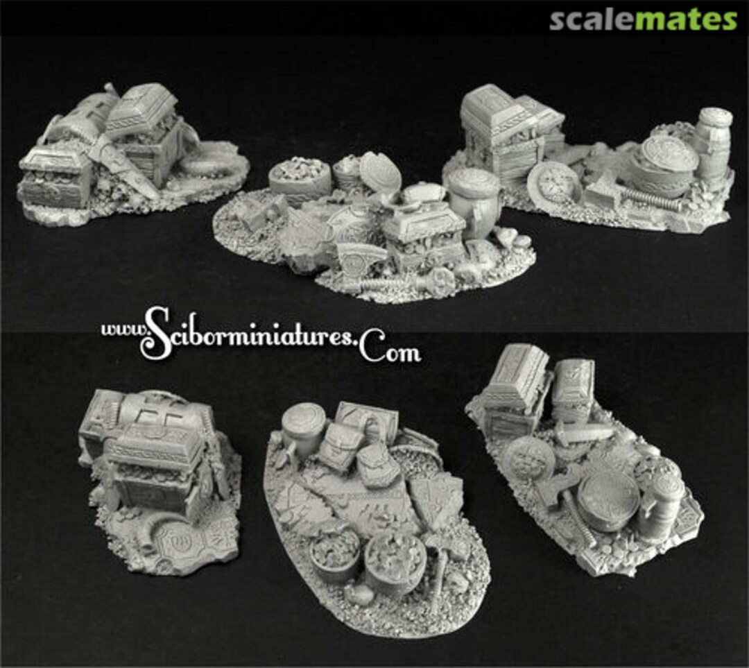 Boxart Dwarven Ruins Terrain #4 (3 pcs) TEDR0014 Scibor Monsterous Miniatures