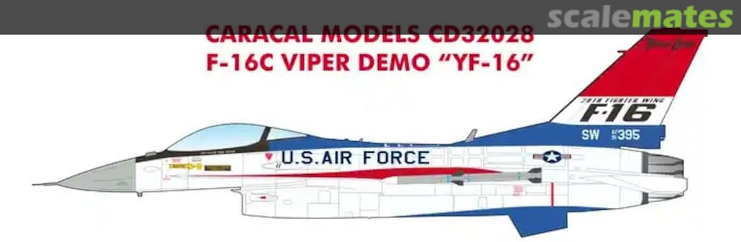 Boxart F-16C Viper Demo "YF-16" CD32028 Caracal Models Boxart F-16C Viper Demo "YF-16" CD32028 Caracal Models